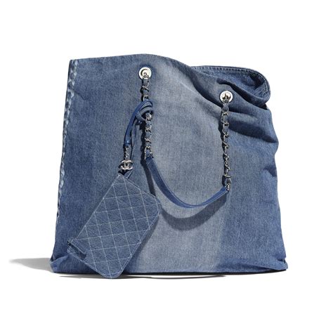 chanel denim bag replica|chanel denim shopping bag.